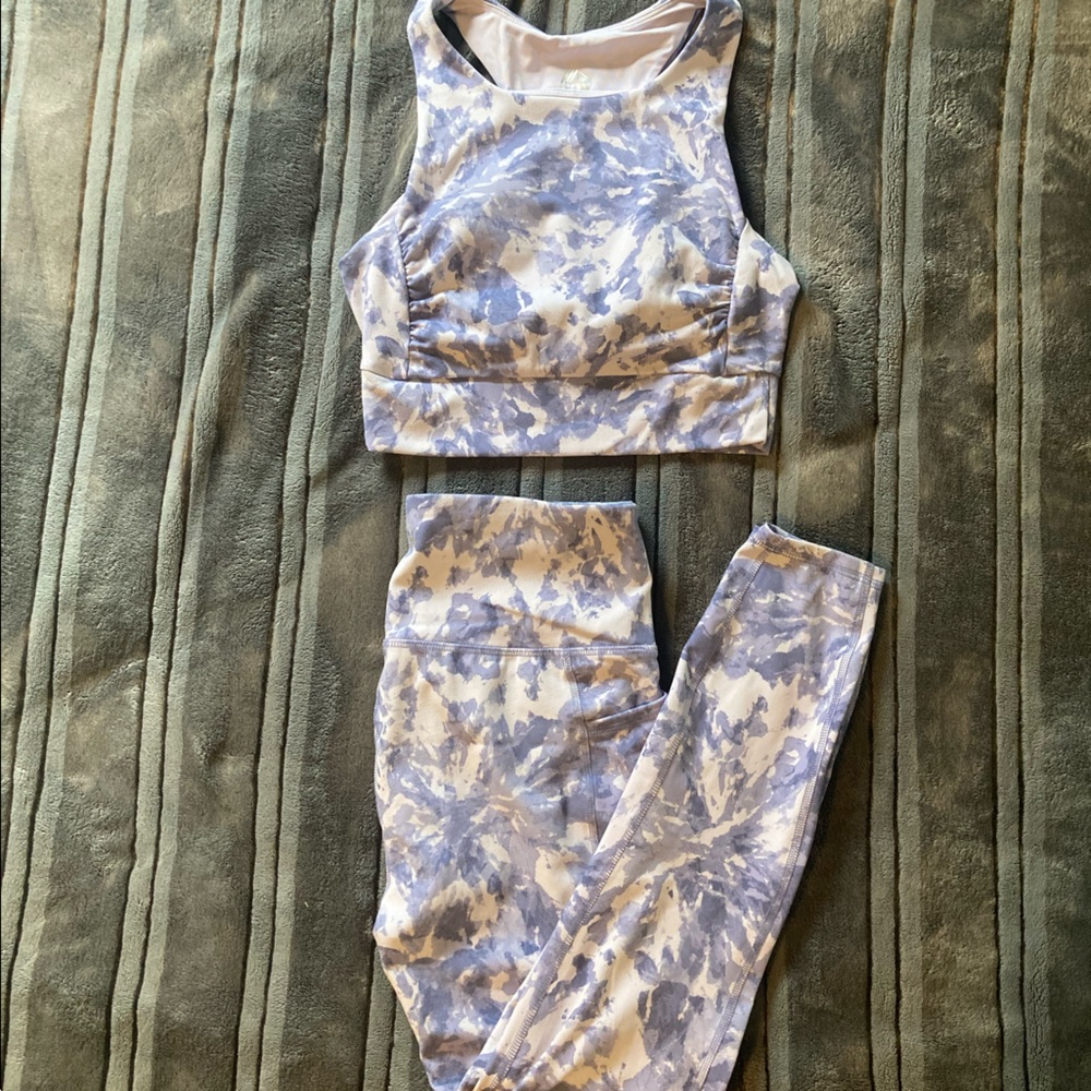 RBX leggings and top set. Leggings sz M Top size S